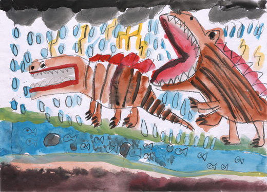 もしかしたらきょうりゅうが？