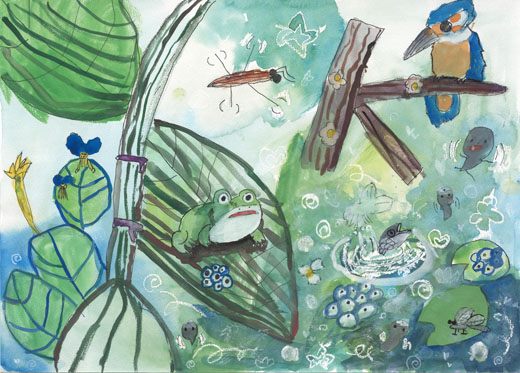 たのしいみずあそび