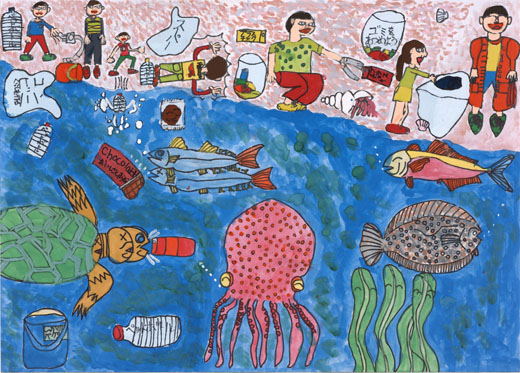 きれいな海は気持ちいいな。