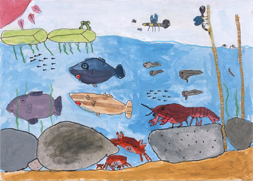 たのしそうな水の生きもの