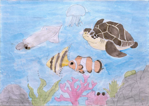 海はたのしいな