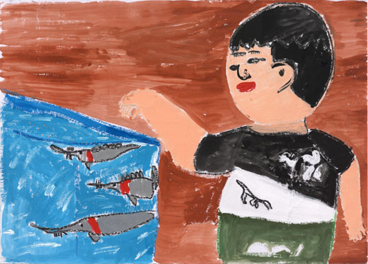 ちょうざめとくうき