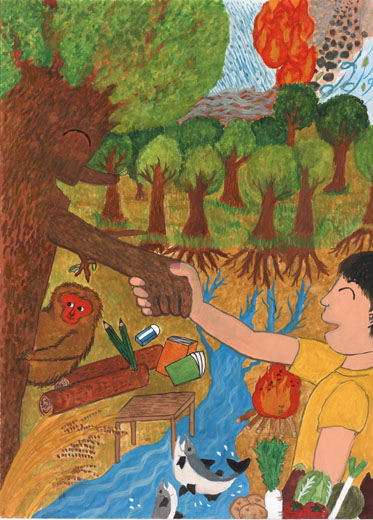 森よ、ありがとう。これからも共に・・・。