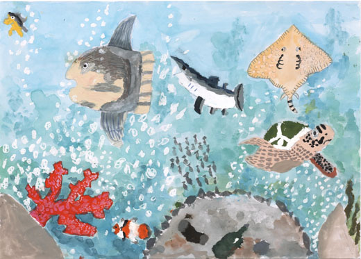 「泳げ 泳げ！きれいな海で」