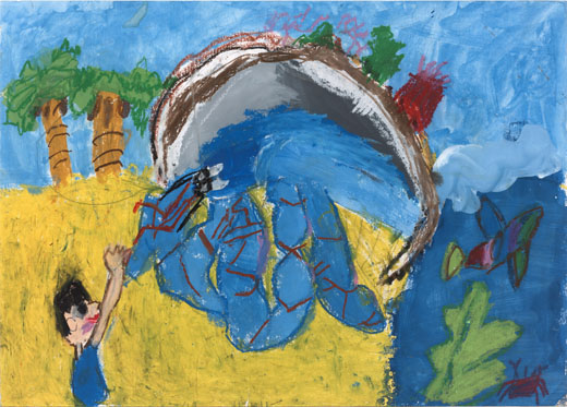 おおきいヤドカリとともだち。