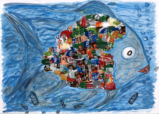 魚たちにきれいな海を