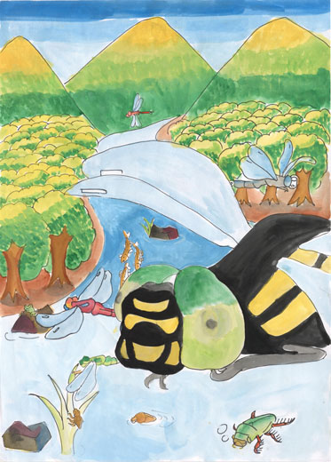 ぼくの大好きな虫がいるきれいな風景