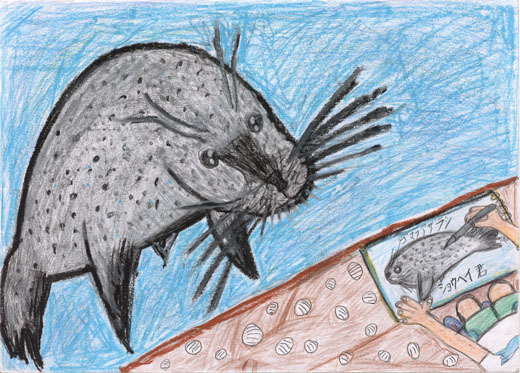 ゴブアザラシとのゆったり時間