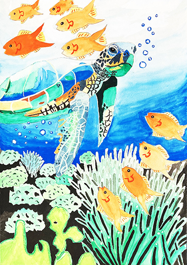 きれいな海と海の生き物