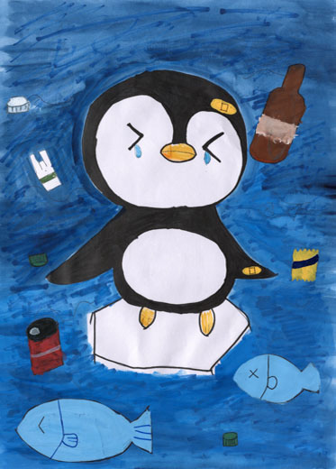 きたない海にはすめません