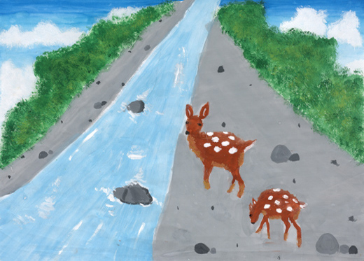 自然の川のキレイさを守ろう。