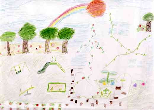 きれいな緑の町