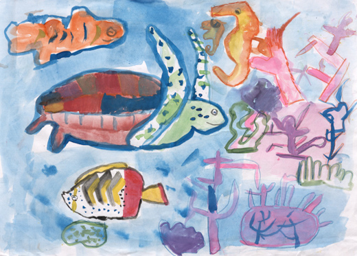 魚たちのパーティー