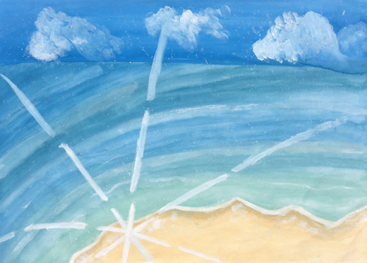 キレイになった海