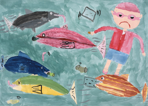 水の中の生き物