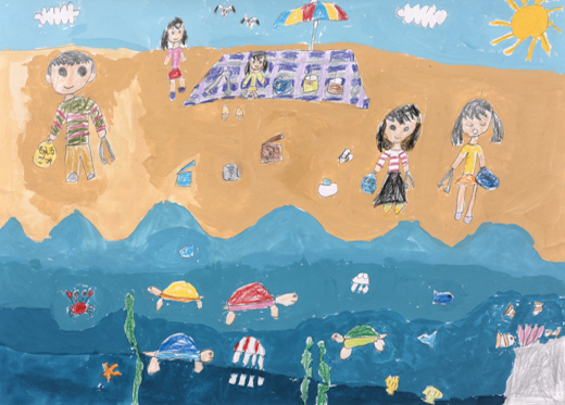 きれいな海をおそうじ