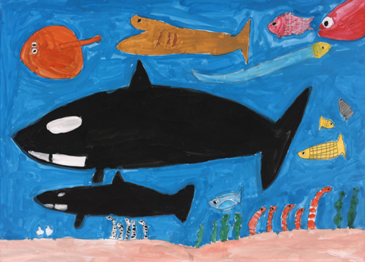 ごみがないきれいな海。