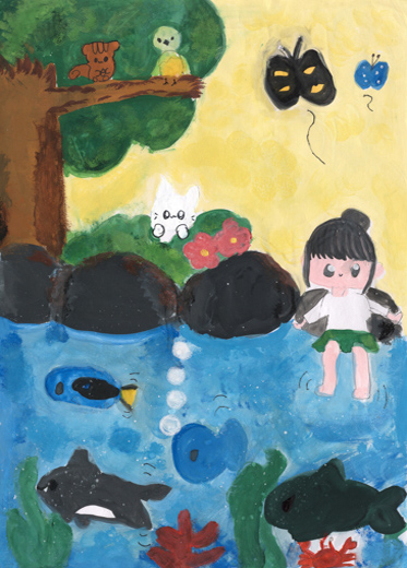 すみやすい川と森