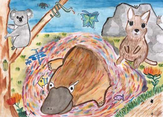 笑顔あふれる自然