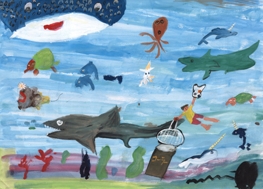 おさかなさんをたいせつにしよう