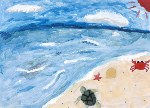 ウミガメの住むきれいな海