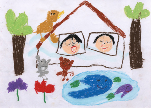 きれいなちきゅうにくらそう