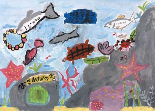 きれいなうみの中