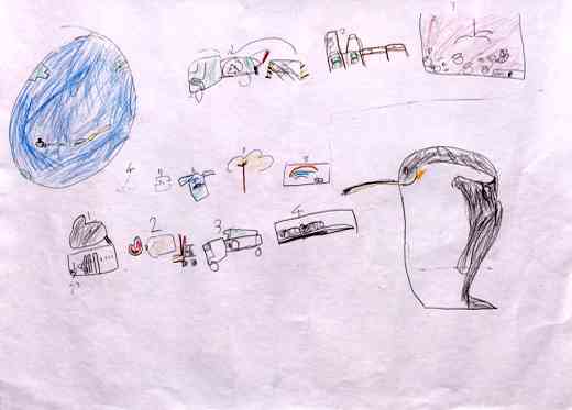 ペンギンと地球