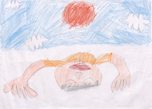 太陽の温かいくうき