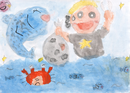 きれいな川気もちがいいな