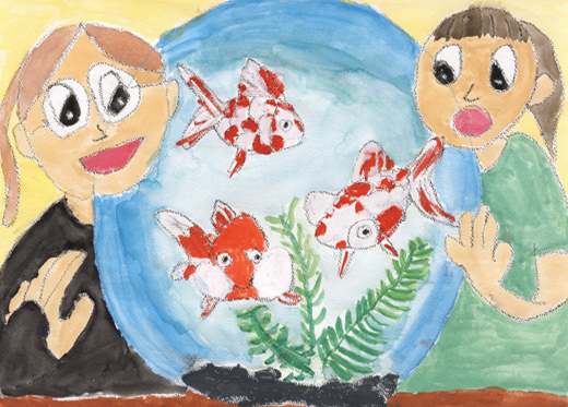 きれいなきんぎょ