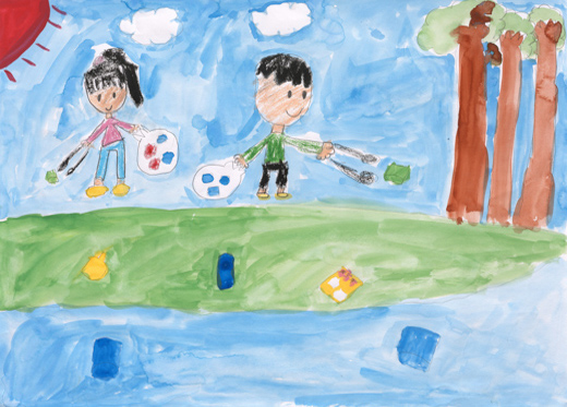 毎日ゴミひろいをしよう