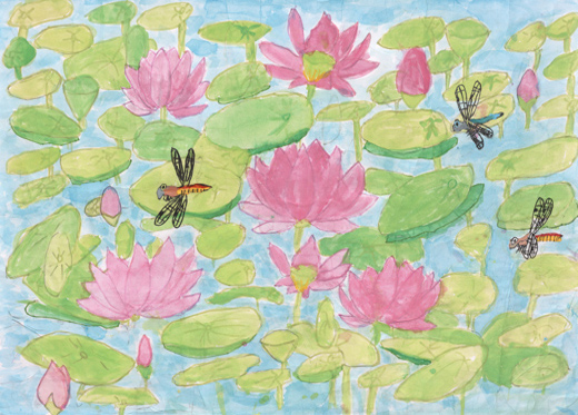 どこまでもつづく、ハスばたけ