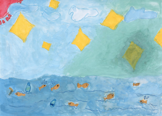 ごみをへらそうきれいだな