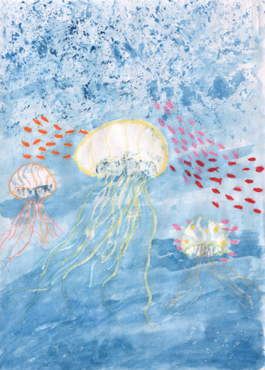 光輝く生き物たち