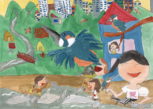 カワセミのすむ町