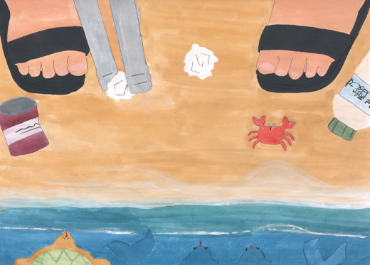 生き物が、にこにこに水をきれいにしよう