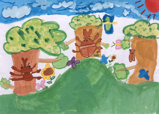 じぜんゆたかな森