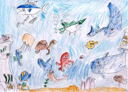 うみの元気な魚たち