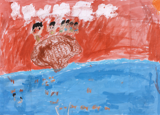 ゆうやけ空のうみ