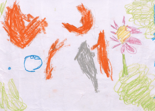 メダカたちとみずくさ