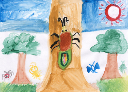 かがやくニジイロクワガタ