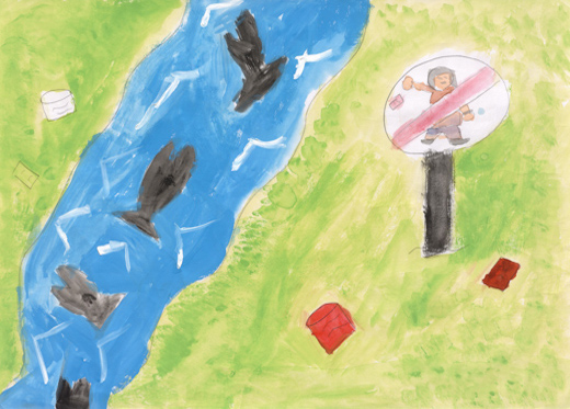 ポイすてきん止