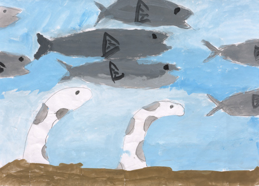 チンアナゴと魚たち