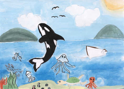 自ぜんな空気と海