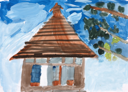 自然の中の古民家