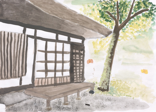 自然の中の古民家