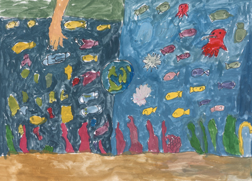 海をきれいにしよう