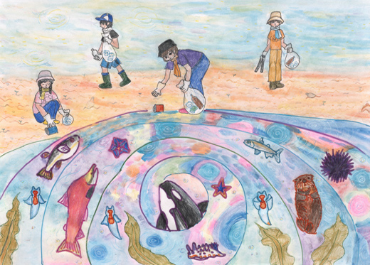 大好きな北海道の海は私が守る