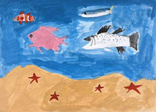 海の中の魚たち